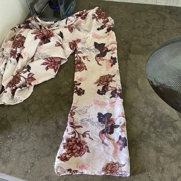 NWOT Free People Floral Blouse - Picture 9 of 9